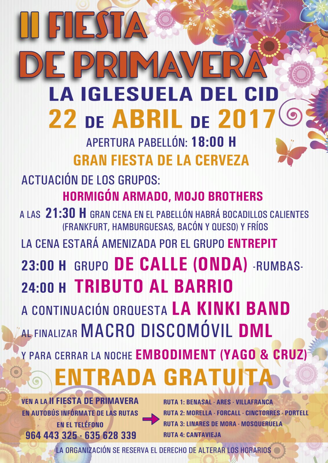 Fiesta primavera Iglesuela del Cid