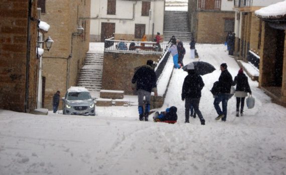 Los estudiantes de Iglesuela no pueden desplazarse a Teruel y Vilafranca